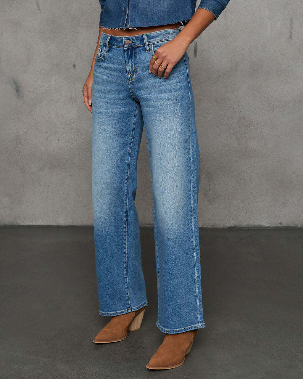 Tisla Straight Leg Relaxed Jeans-Matylis