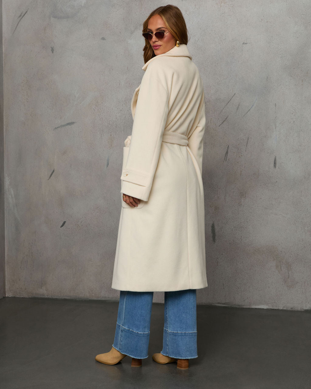 Winter Retreat Belted Wool Coat-Matylis