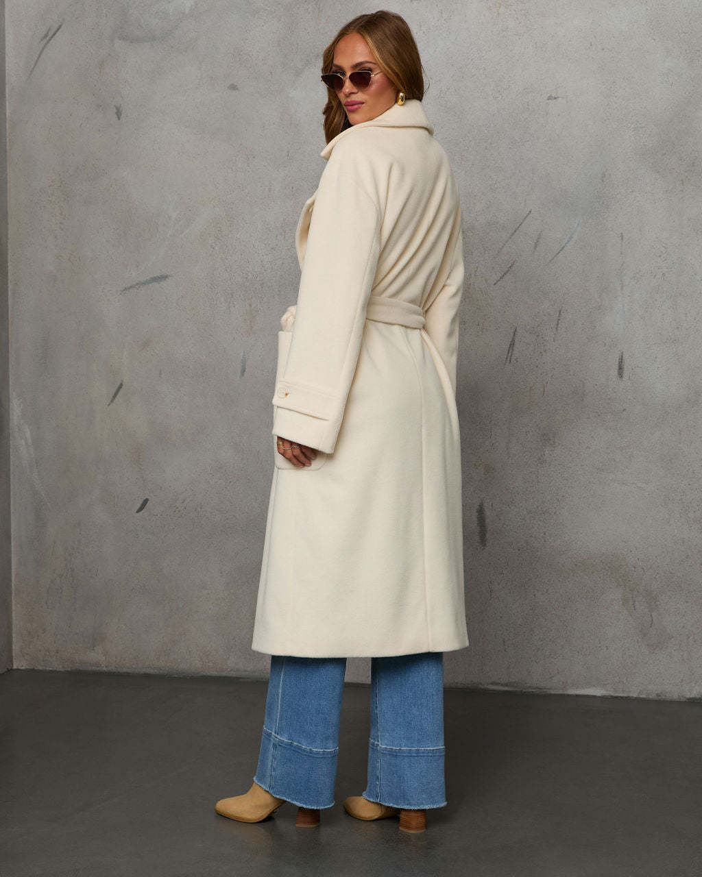 Winter Retreat Belted Wool Coat-Matylis