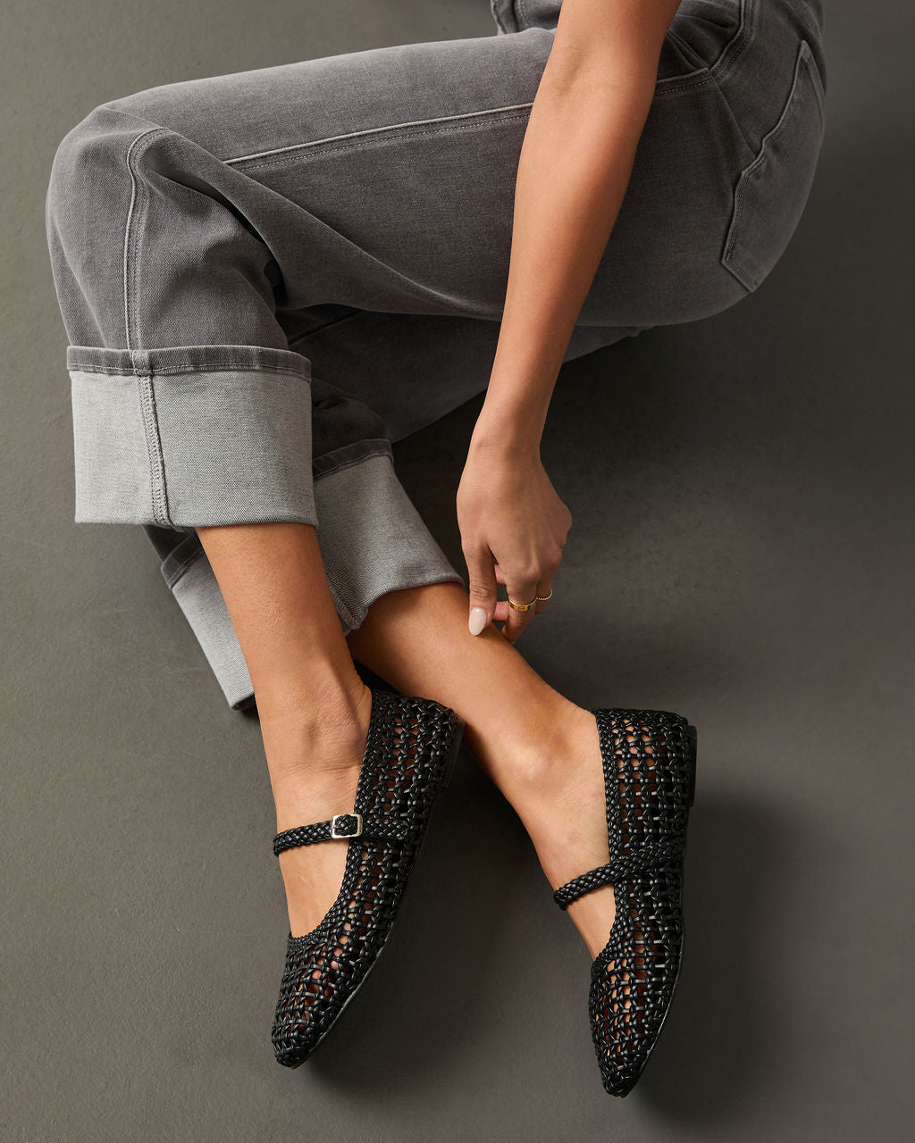 Only With You Netted Ballet Flat-Matylis