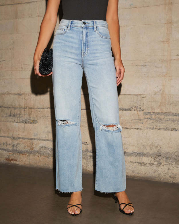 Matylis Icon High Rise Straight Jeans-Matylis