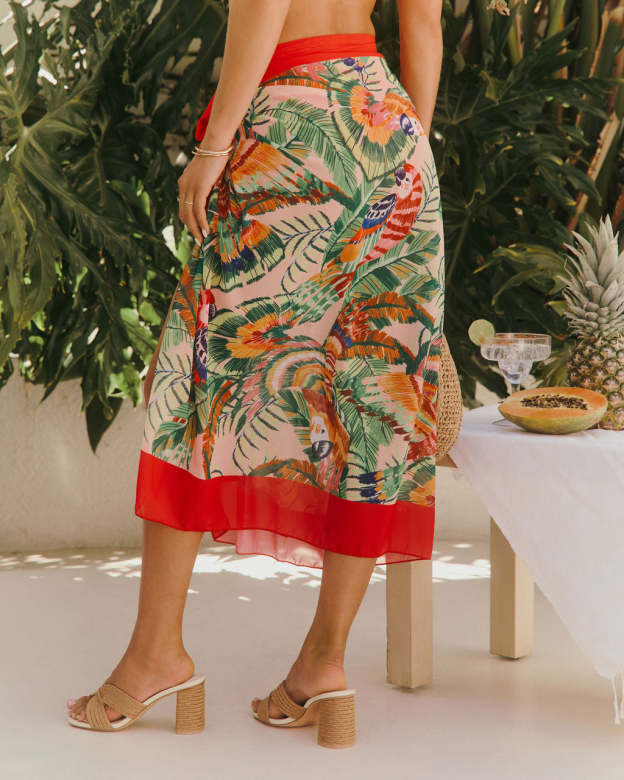 Tropic Crush Tropical Printed Sarong-Matylis