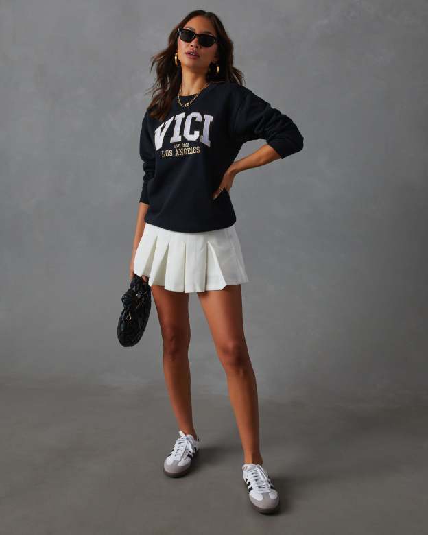 Matylis Logo Crew Neck Sweatshirt-Matylis