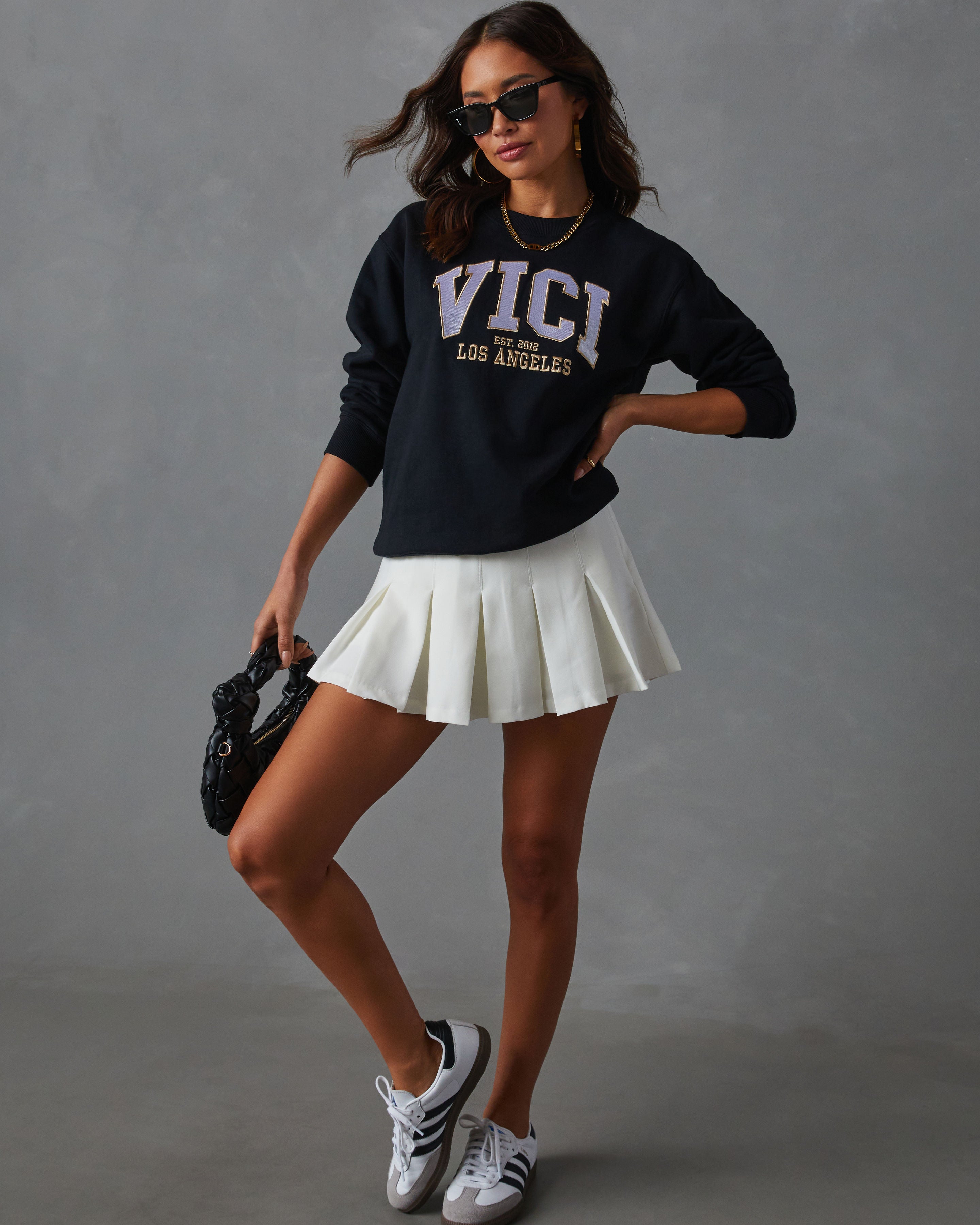 Matylis Logo Crew Neck Sweatshirt-Matylis