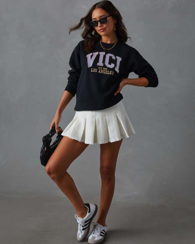 Matylis Logo Crew Neck Sweatshirt-Matylis