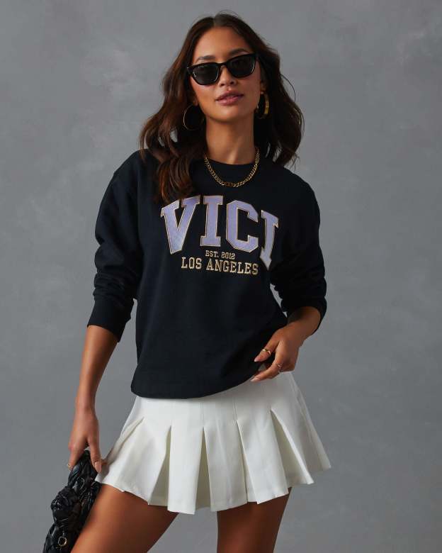 Matylis Logo Crew Neck Sweatshirt-Matylis