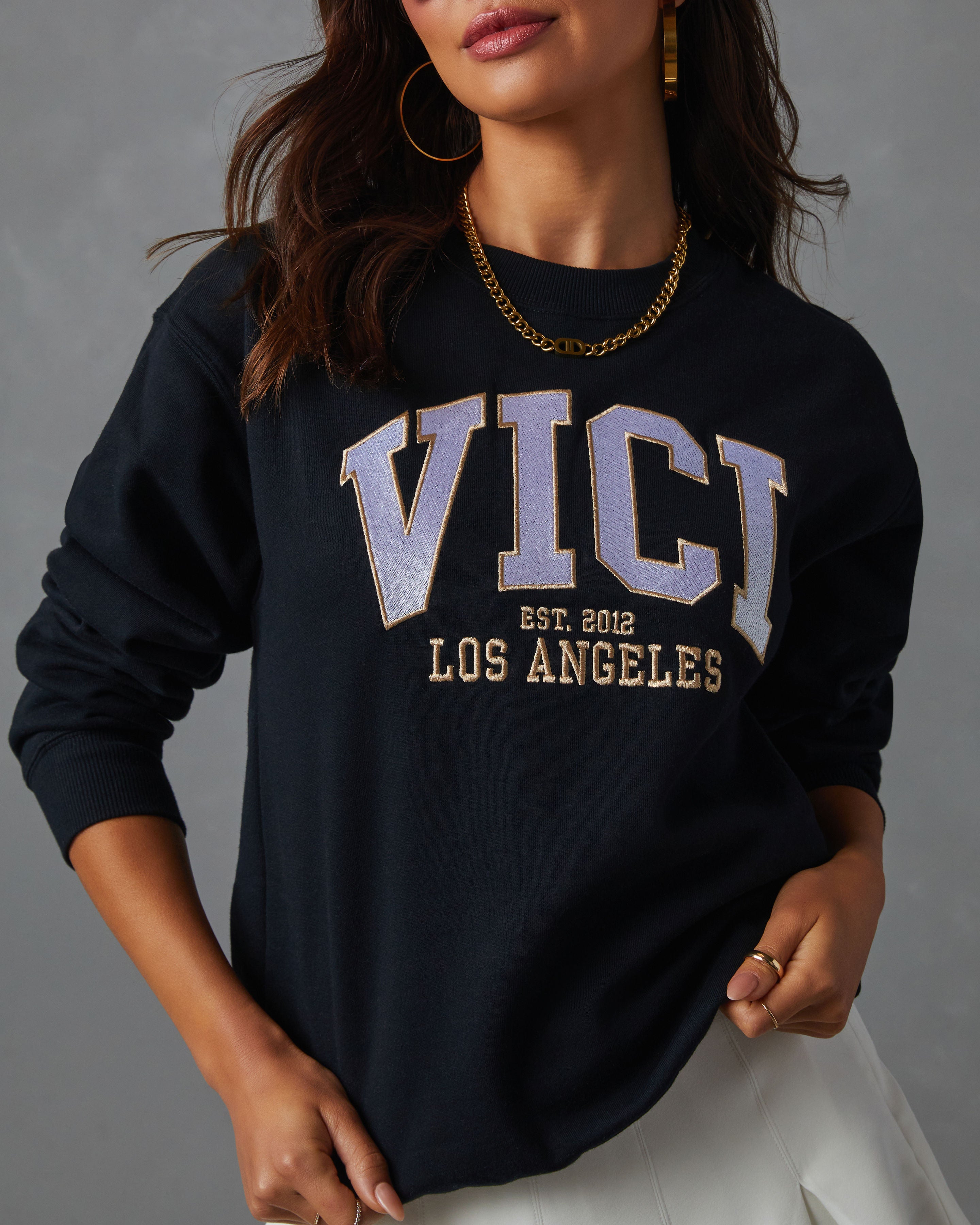 Matylis Logo Crew Neck Sweatshirt-Matylis