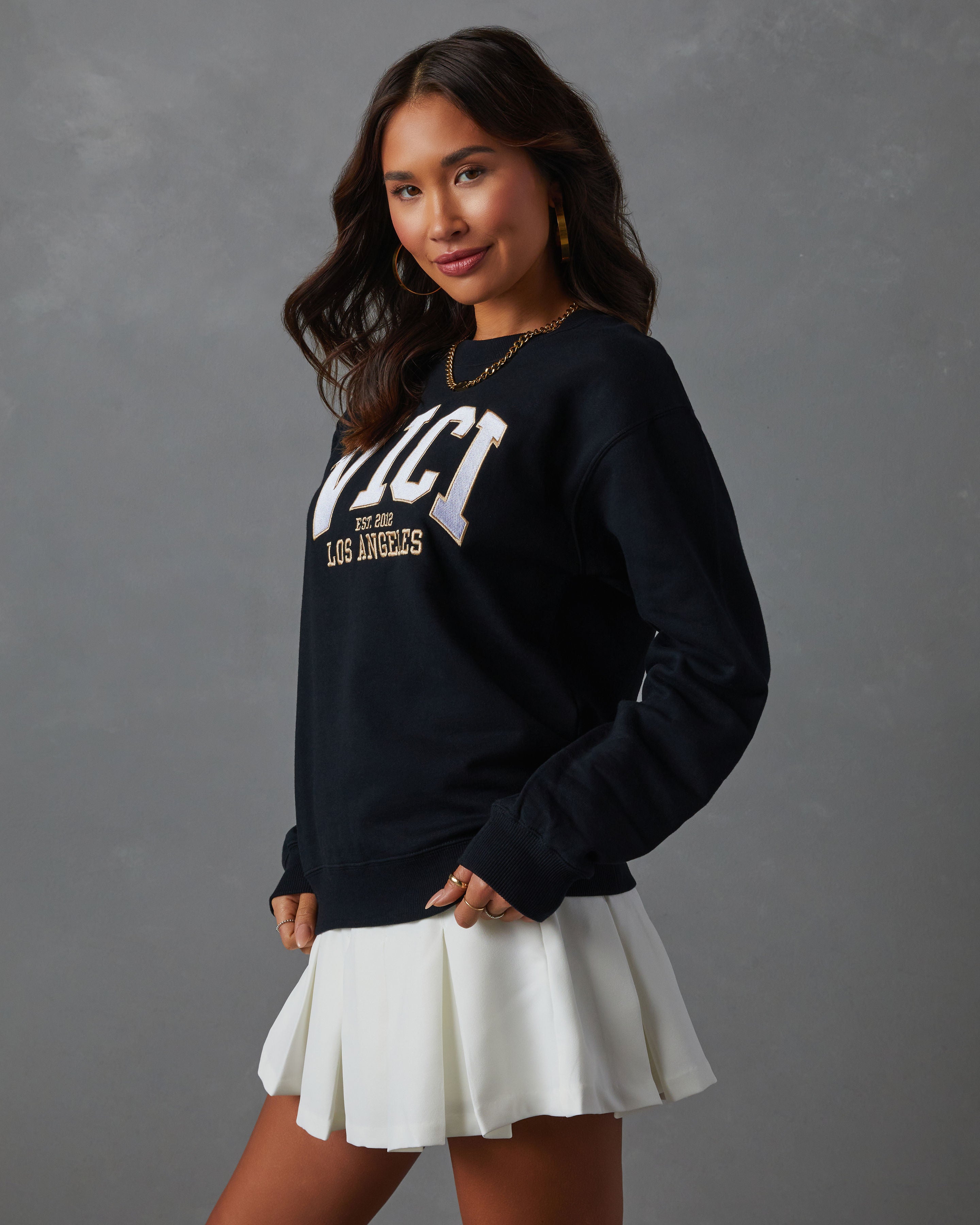 Matylis Logo Crew Neck Sweatshirt-Matylis