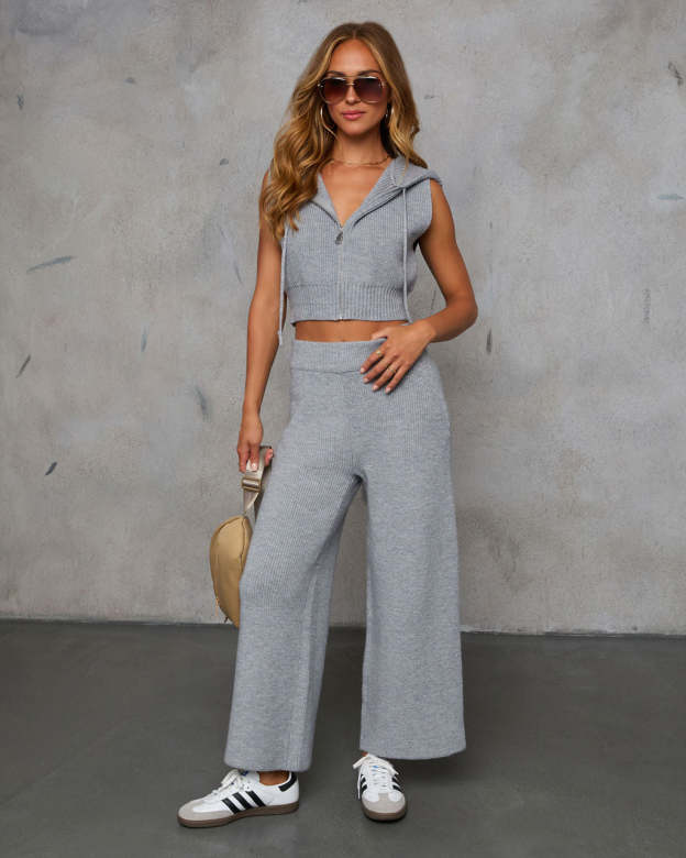 Woodrose High Rise Wide Leg Pant-Matylis
