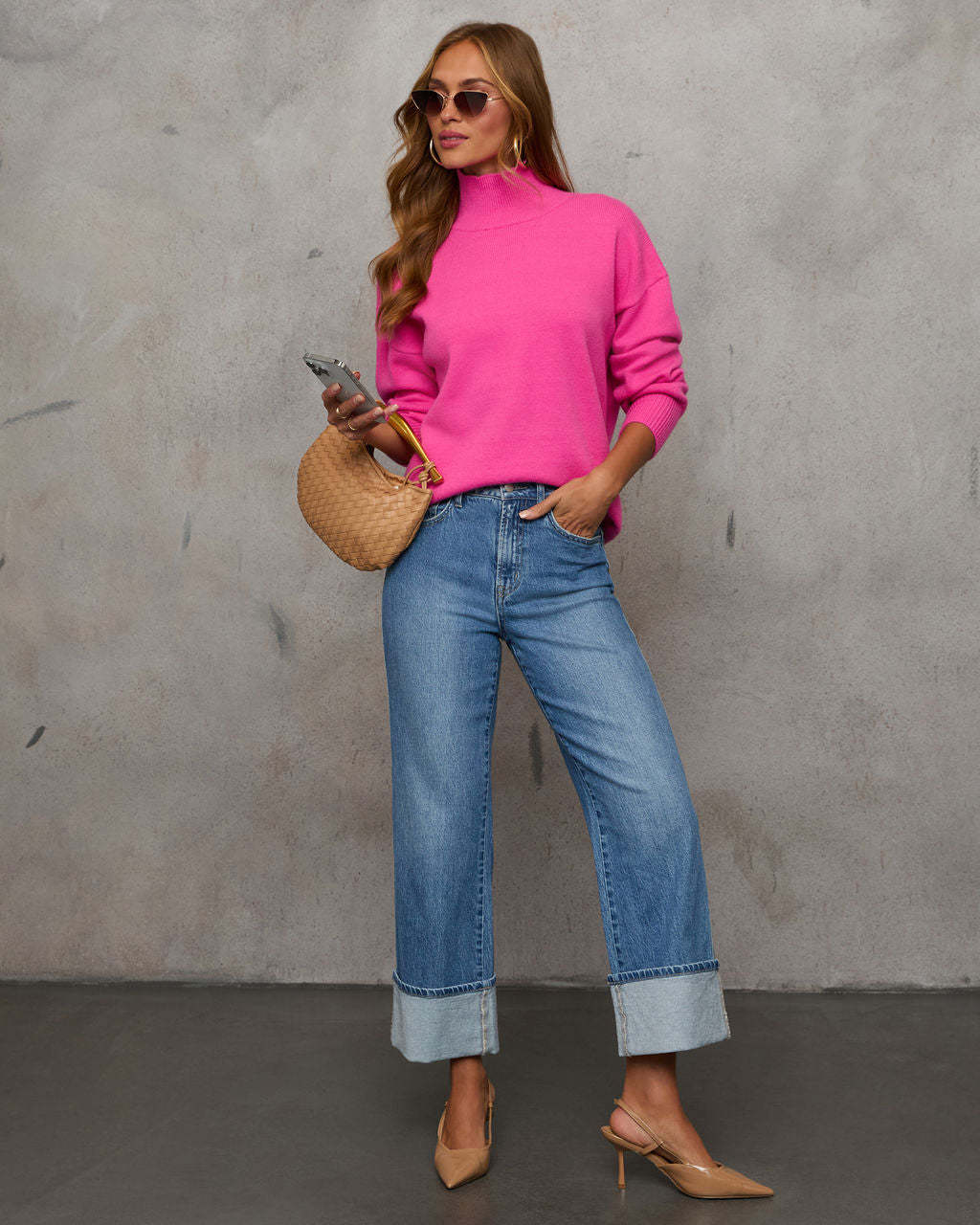 Wiley Relaxed Turtleneck Sweater-Matylis