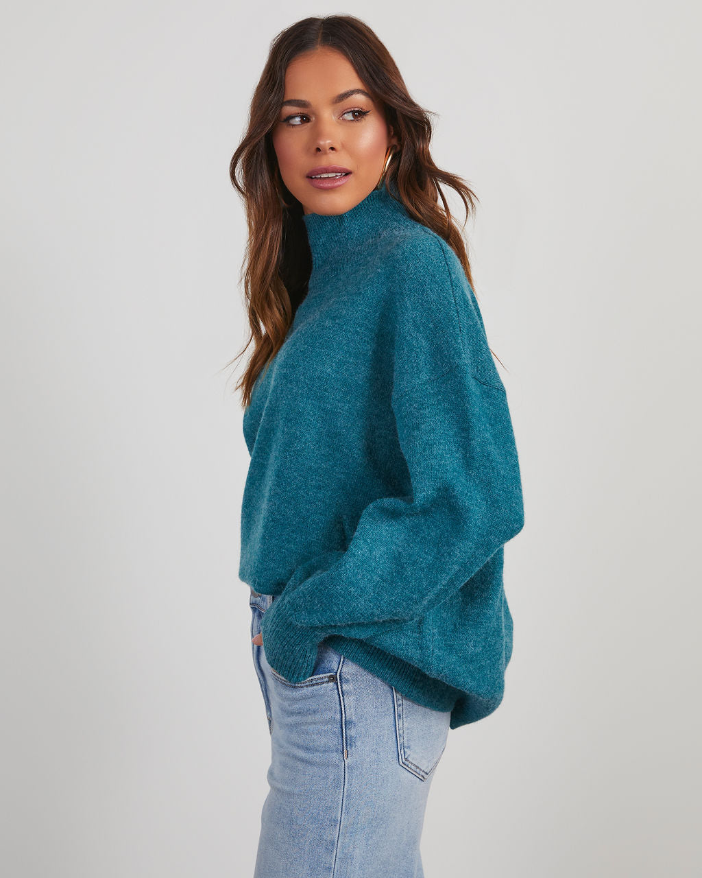 Wiley Relaxed Turtleneck Sweater-Matylis