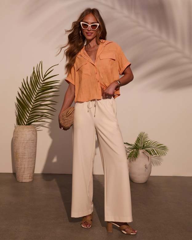 Vienna Short Sleeve Button Down-Matylis