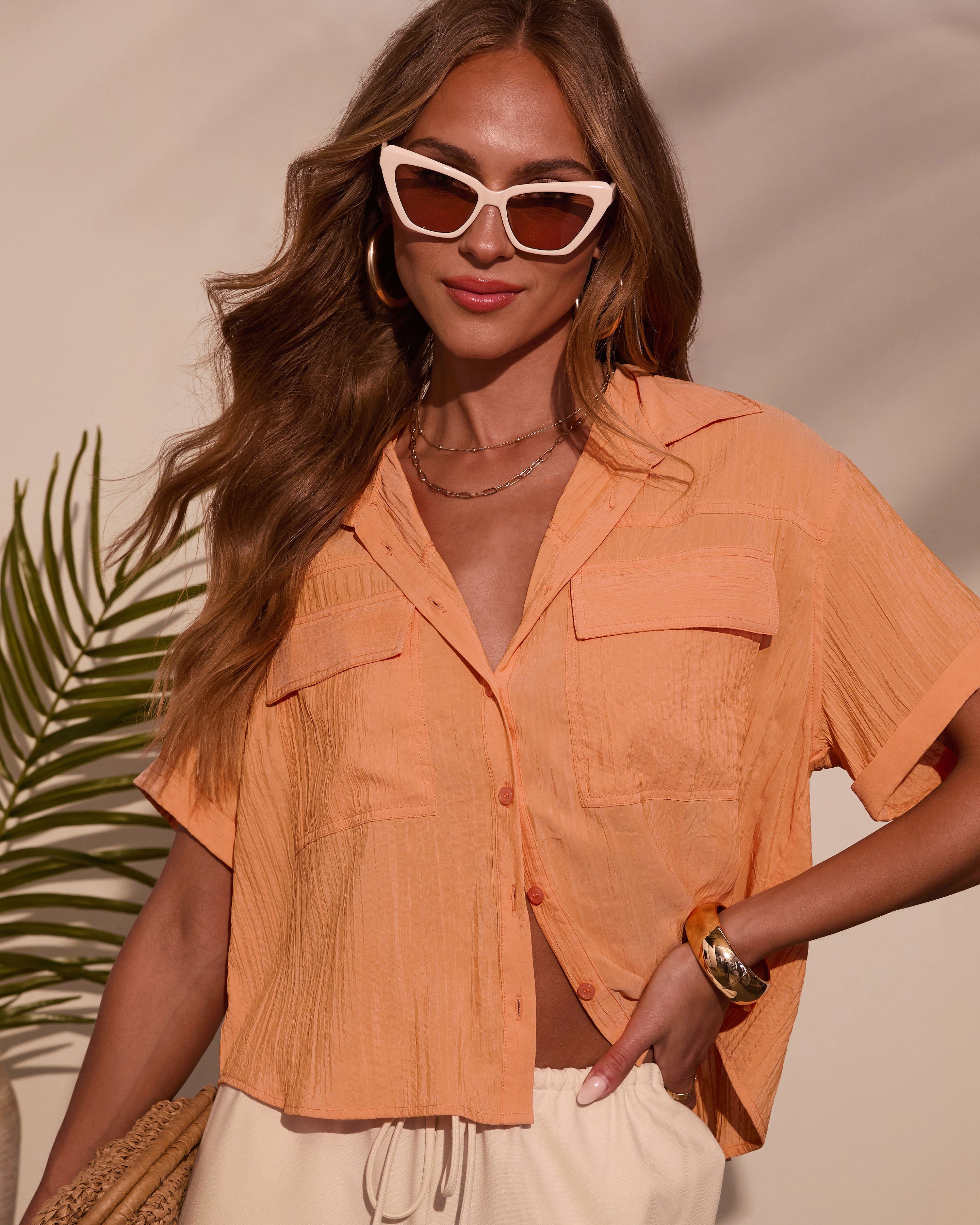 Vienna Short Sleeve Button Down-Matylis