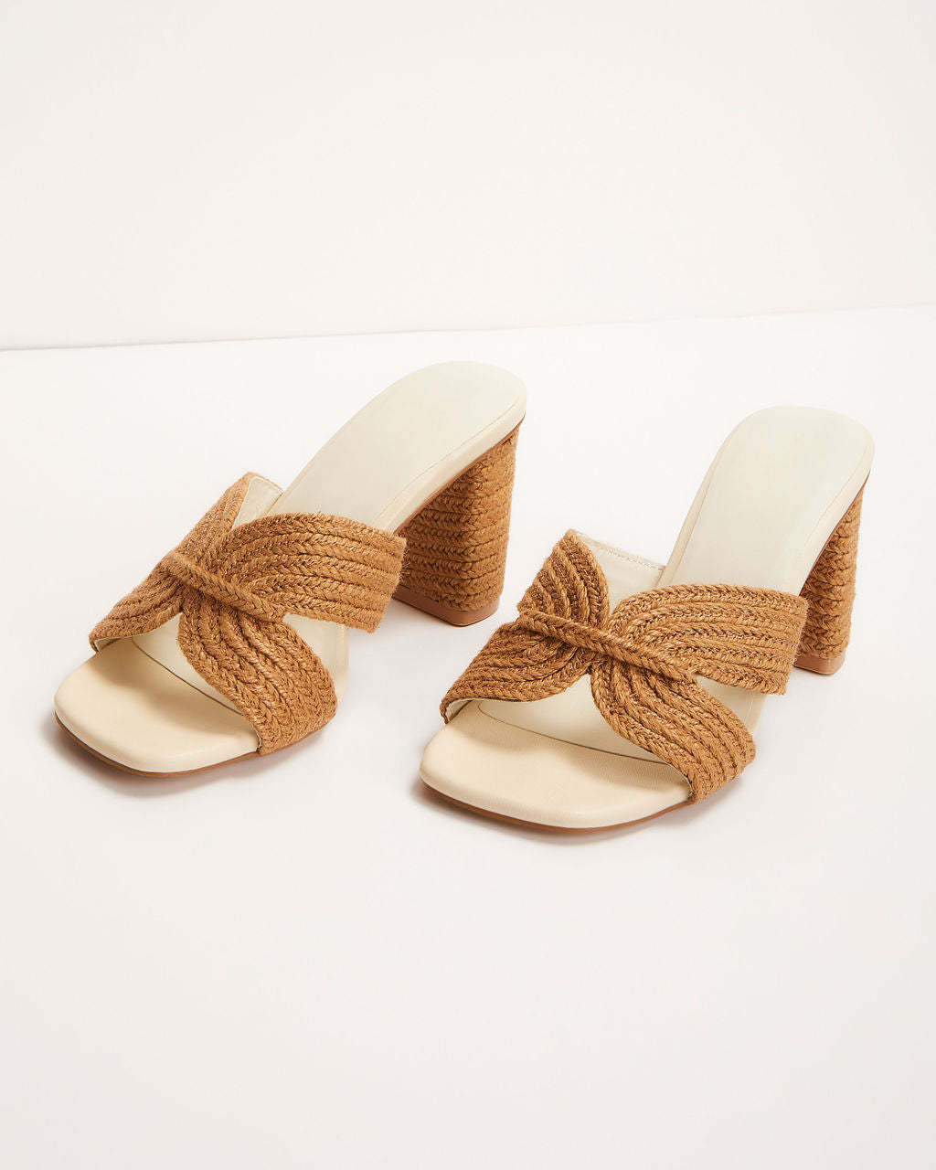 Vacation Ready Raffia Heeled Sandal-Matylis