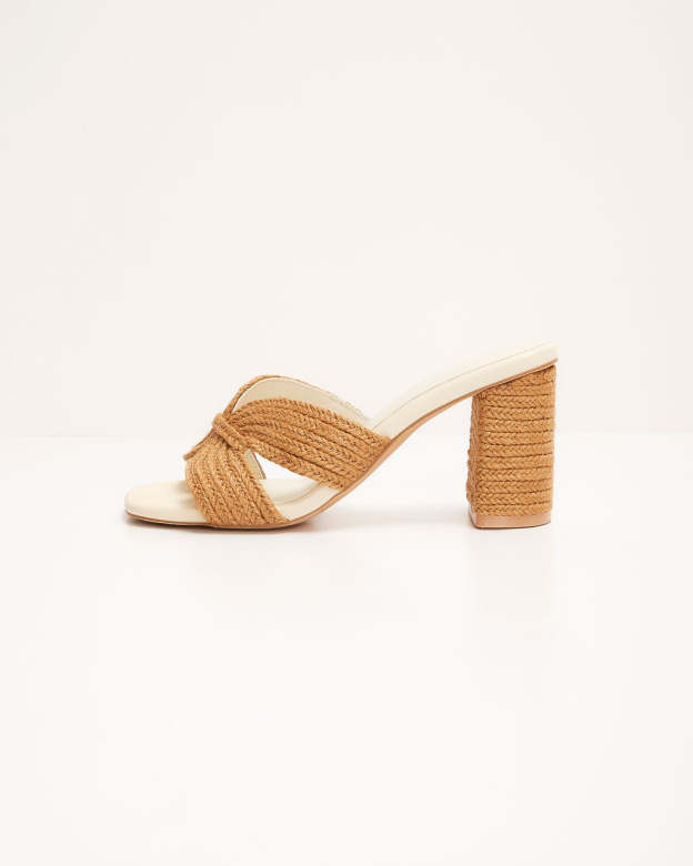 Vacation Ready Raffia Heeled Sandal-Matylis