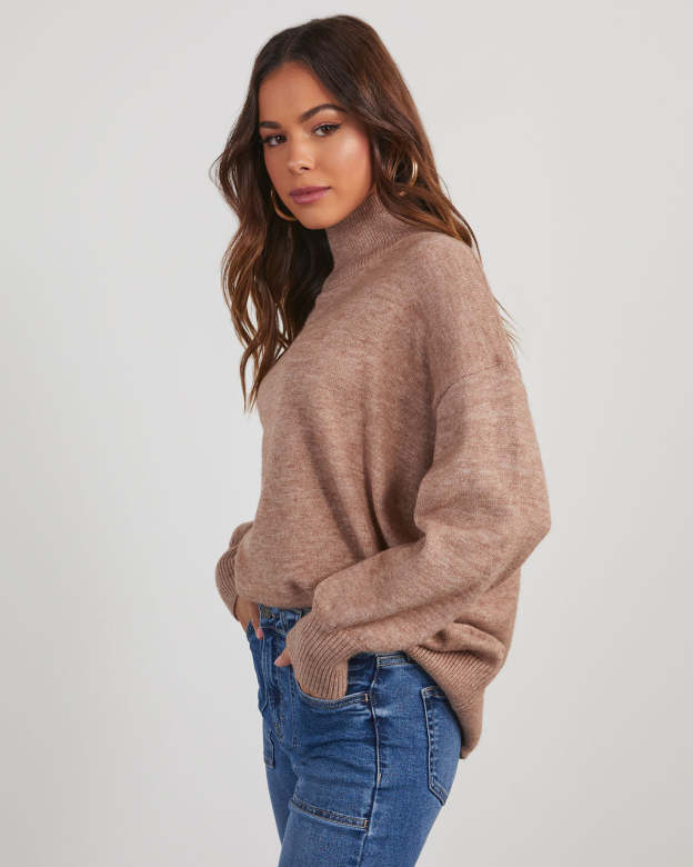Wiley Relaxed Turtleneck Sweater-Matylis