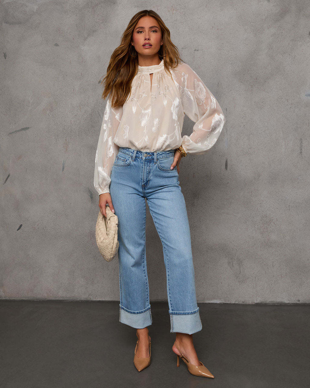 With You Satin Blouse-Matylis