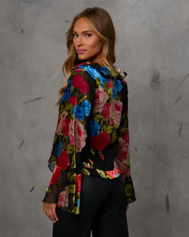Trudie Front Tie Blouse-Matylis