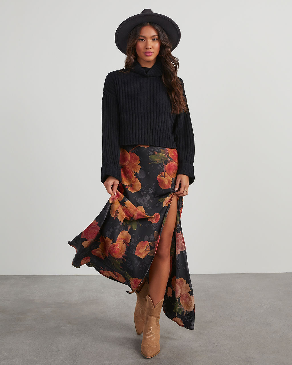 Tracey Floral Slip Maxi Dress-Matylis