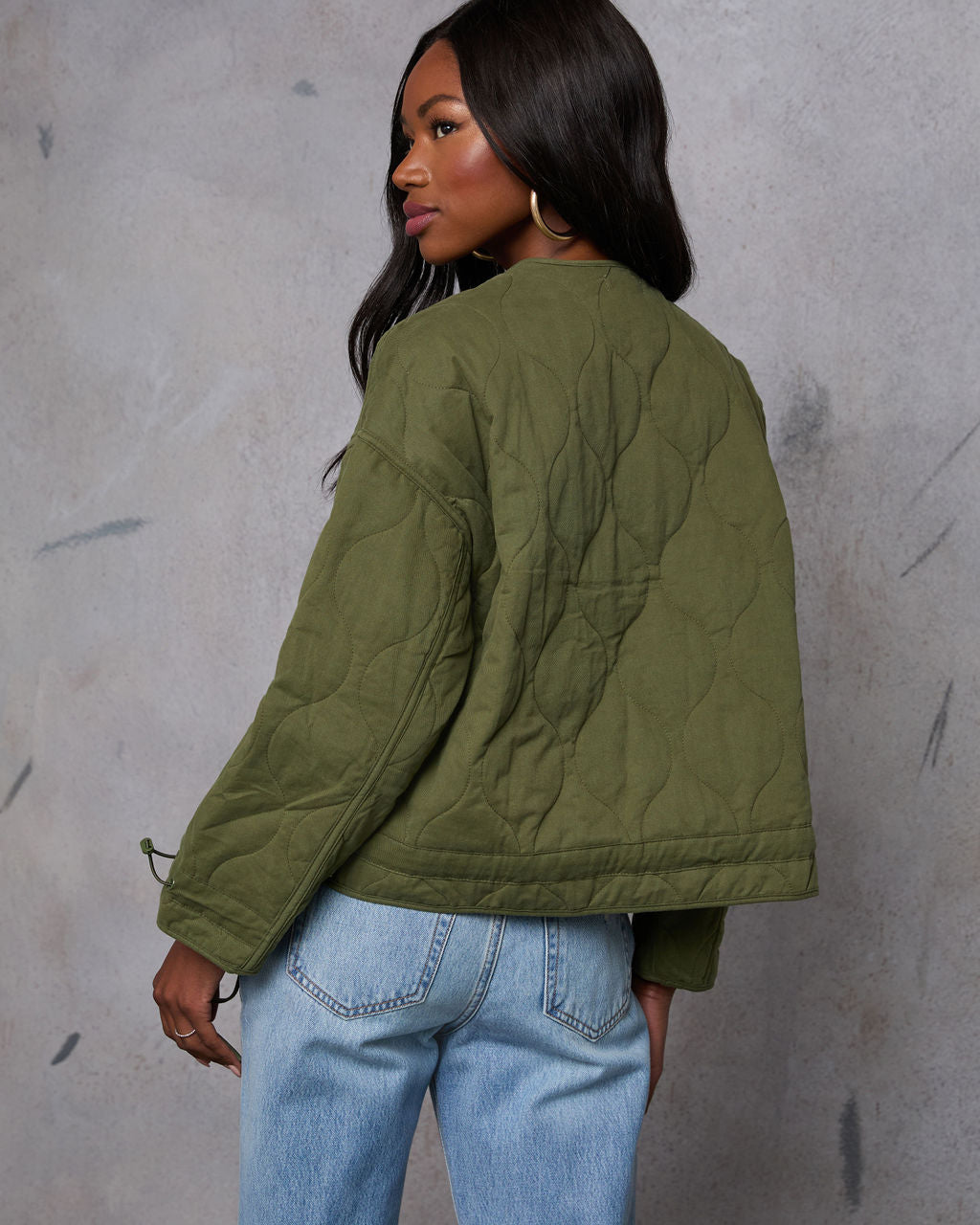 Willow Breeze Quilted Jacket-Matylis