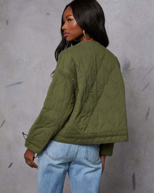 Willow Breeze Quilted Jacket-Matylis