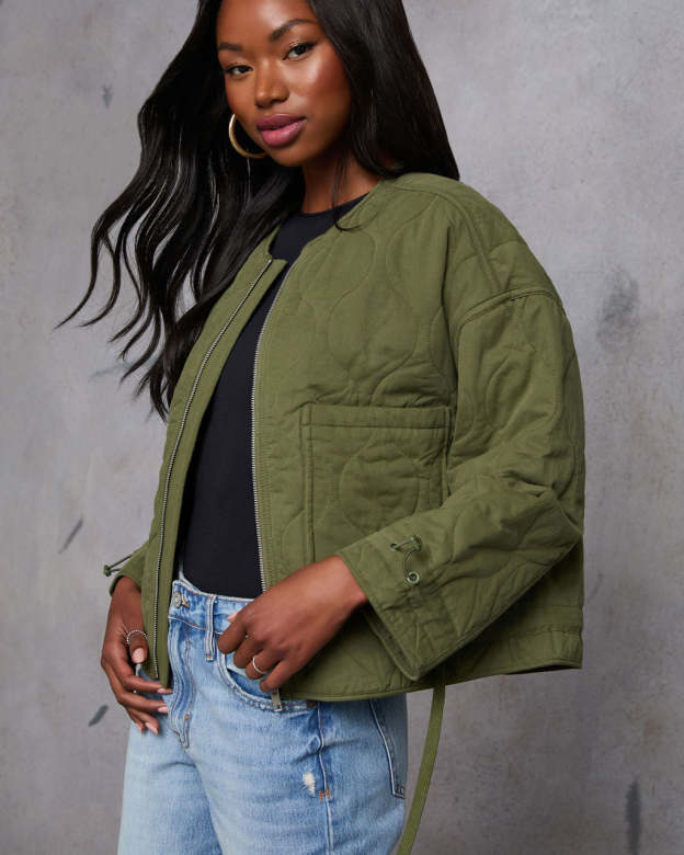 Willow Breeze Quilted Jacket-Matylis