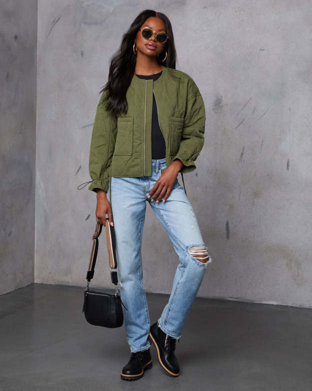 Willow Breeze Quilted Jacket-Matylis