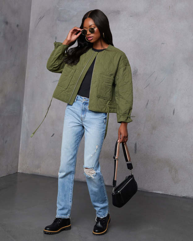 Willow Breeze Quilted Jacket-Matylis