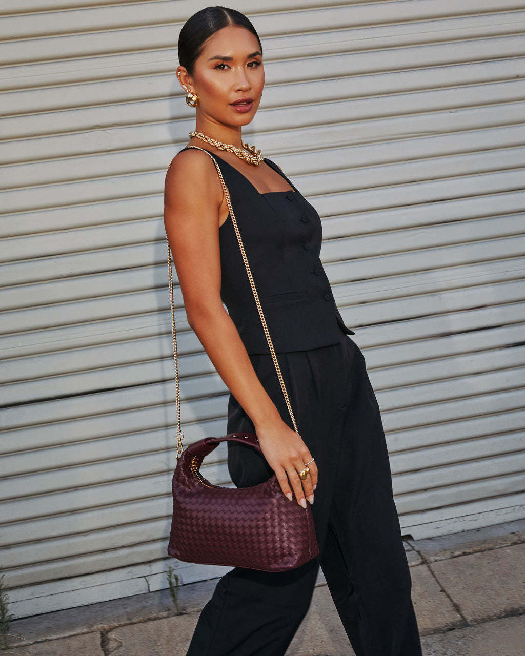 Wilder Woven Top Handle Bag-Matylis