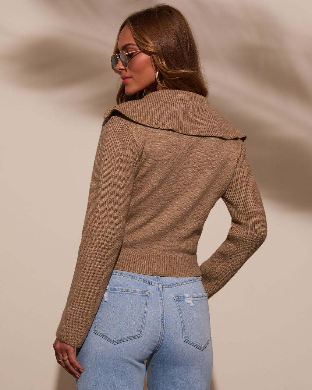 Whispering Pines Quarter Zip Sweater-Matylis