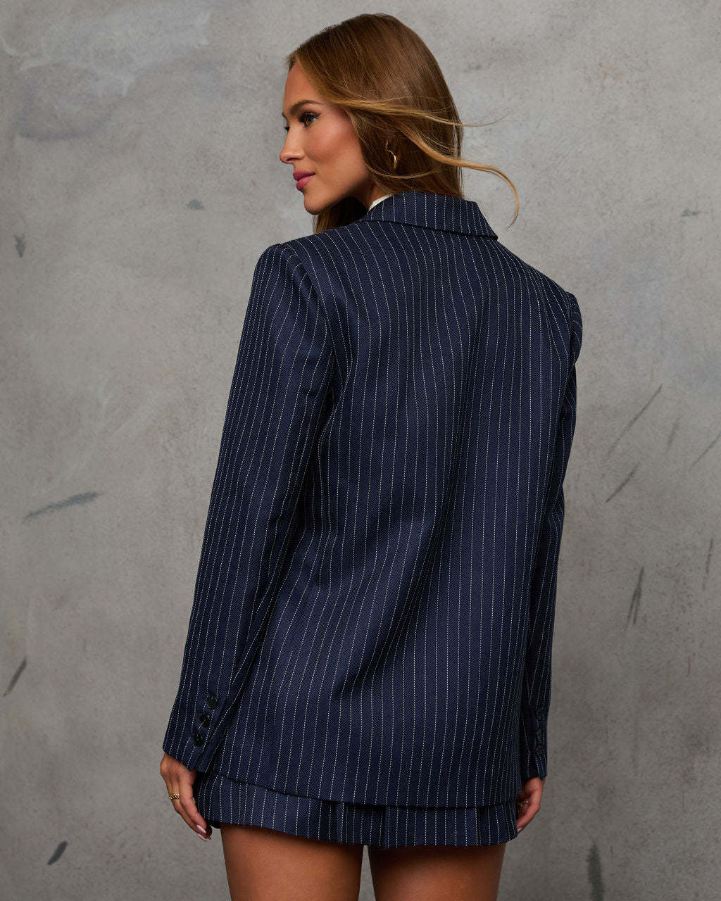 Velena Striped Blazer-Matylis