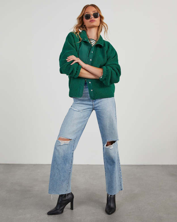 Weekend Errands Fleece Jacket-Matylis