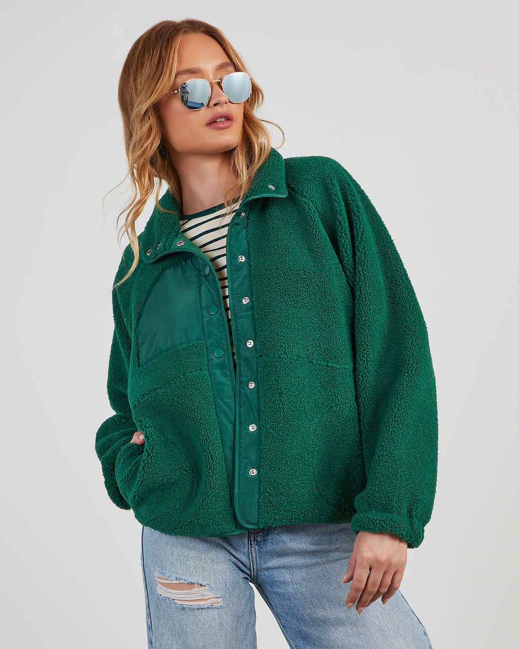 Weekend Errands Fleece Jacket-Matylis