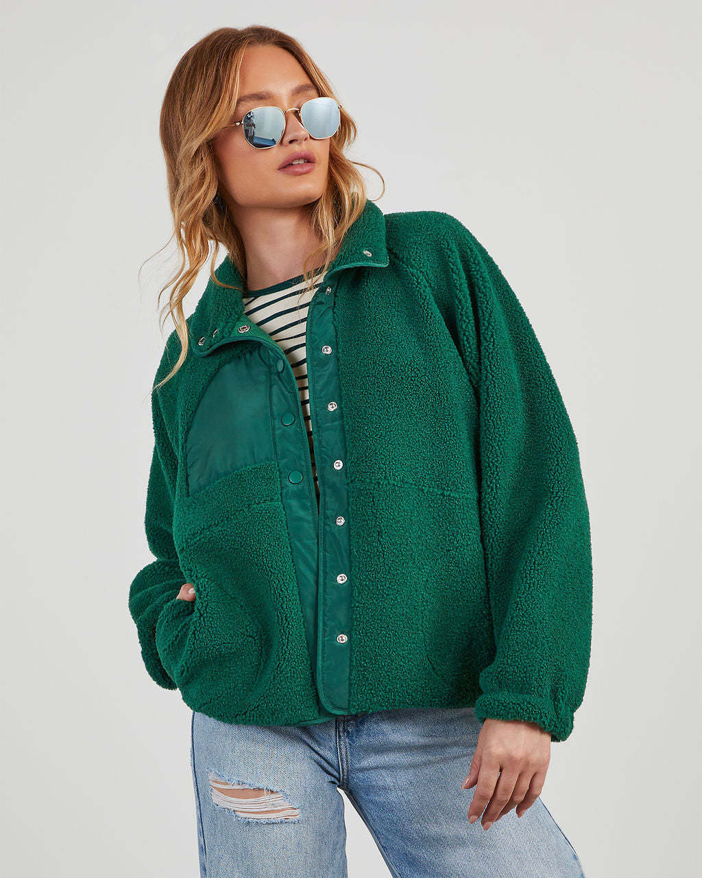 Weekend Errands Fleece Jacket-Matylis