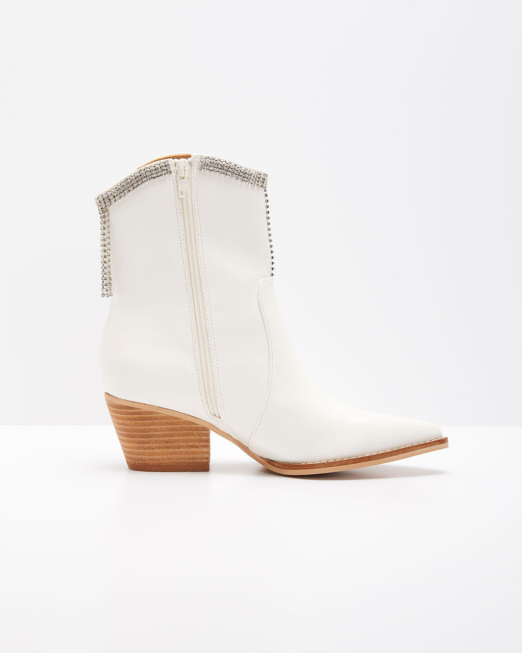 Womack Fringe Tassel Ankle Boots-Matylis