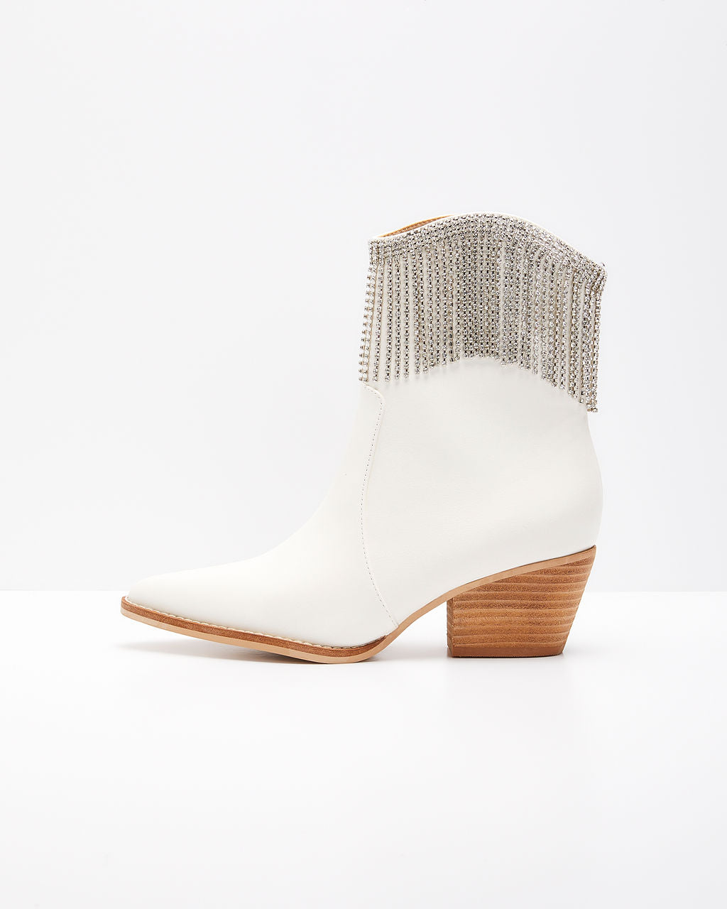 Womack Fringe Tassel Ankle Boots-Matylis