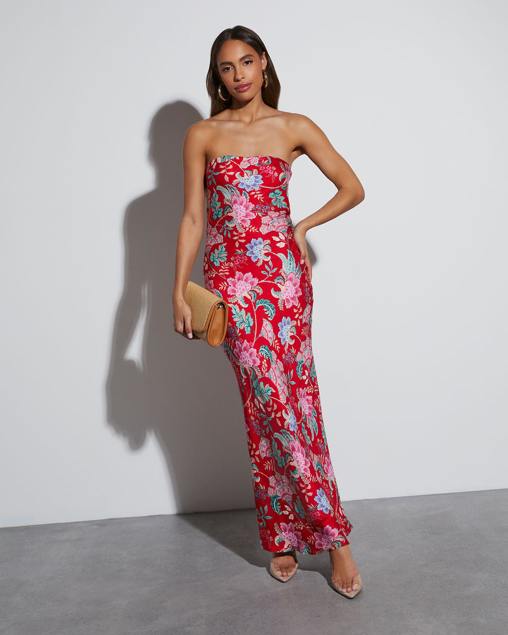 Rosemary Strapless Slip Maxi Dress-Matylis