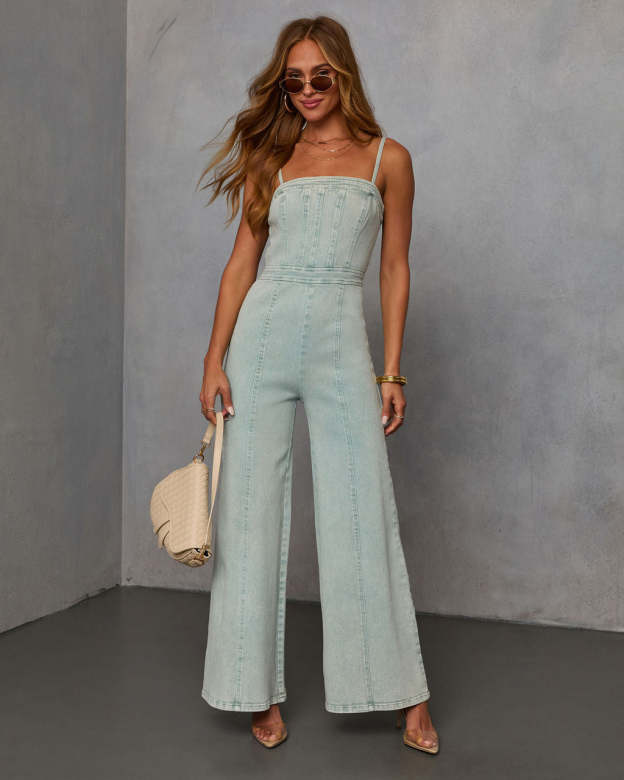 Trendsetter Denim Jumpsuit-Matylis