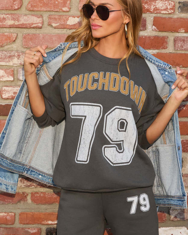 Touchdown Graphic Sweatshirt-Matylis