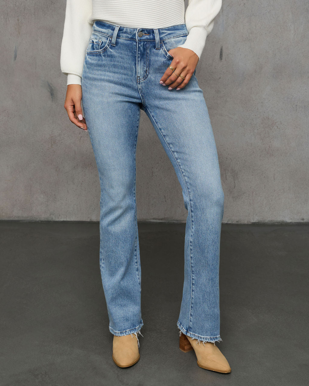Shelton Mid Rise Bootcut Denim-Matylis