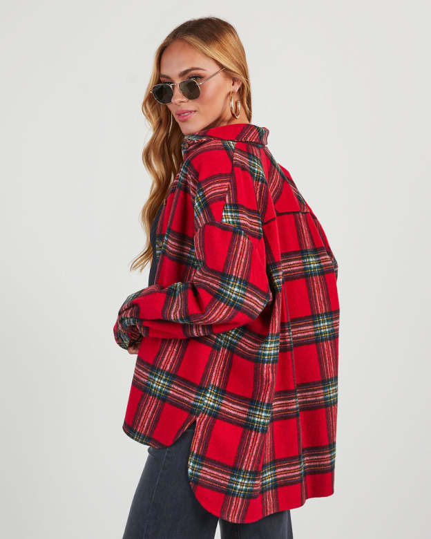 Tucker Plaid Shacket-Matylis