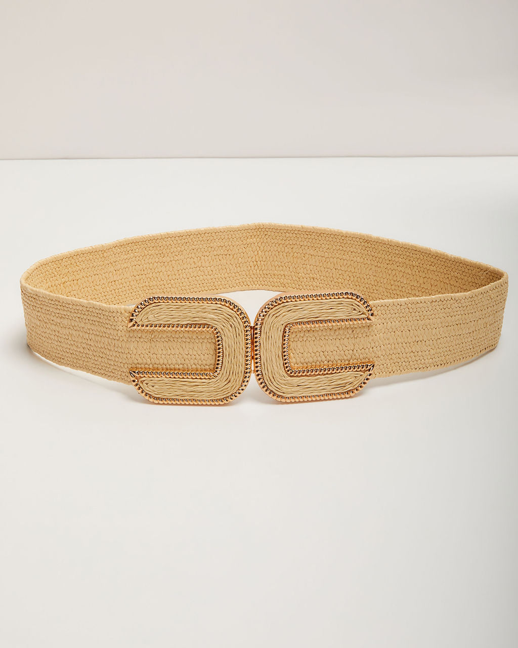 Voyager Straw Stretch Belt-Matylis