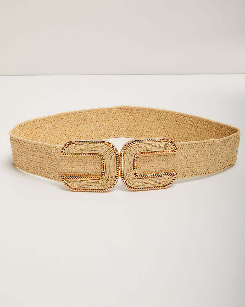 Voyager Straw Stretch Belt-Matylis