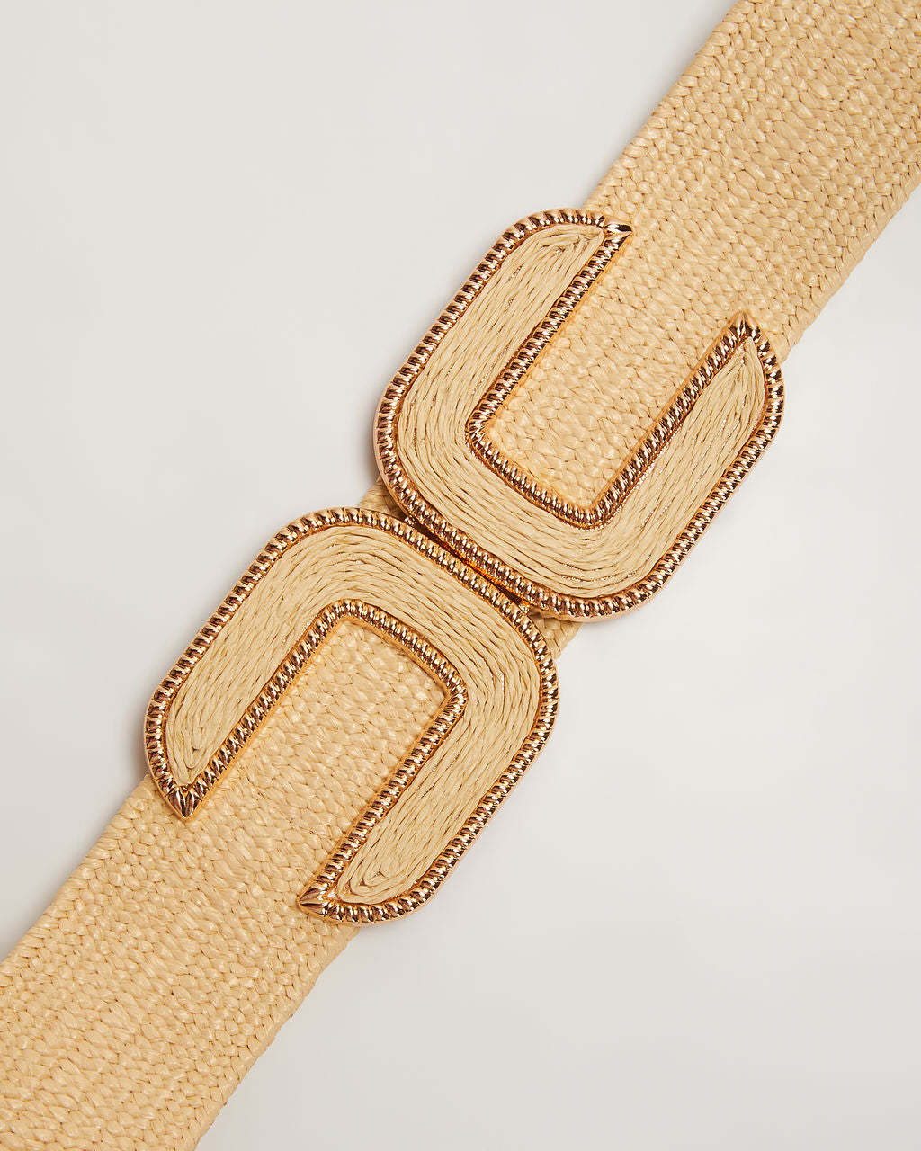 Voyager Straw Stretch Belt-Matylis