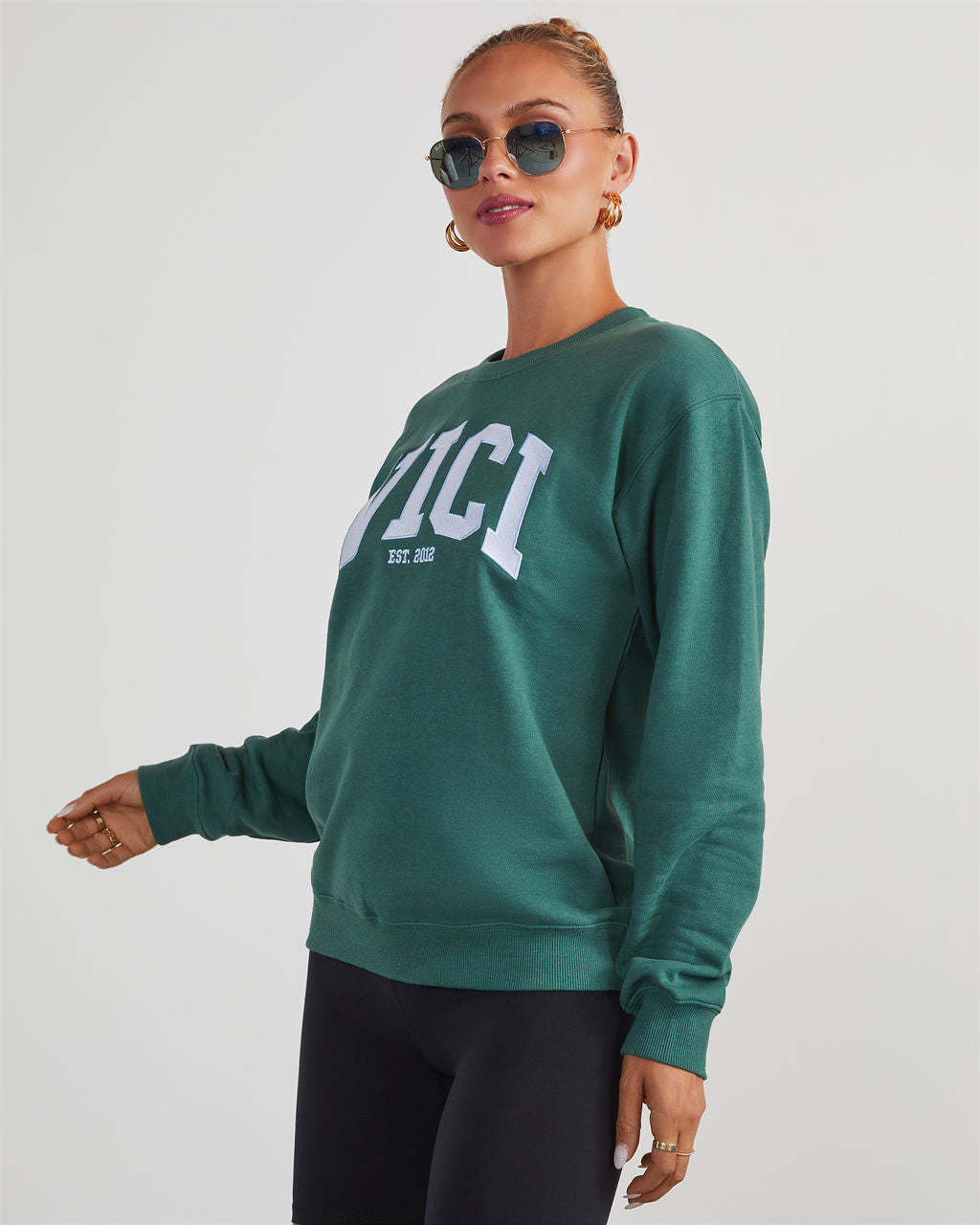 Matylis Oversized Crew Neck Sweater-Matylis