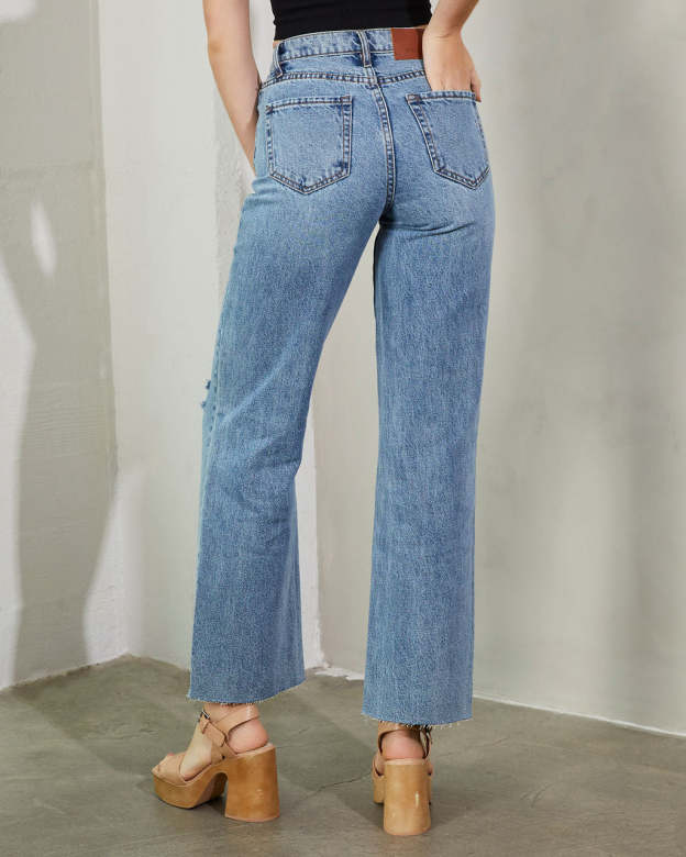 Woolridge High Rise Straight Leg Jeans-Matylis