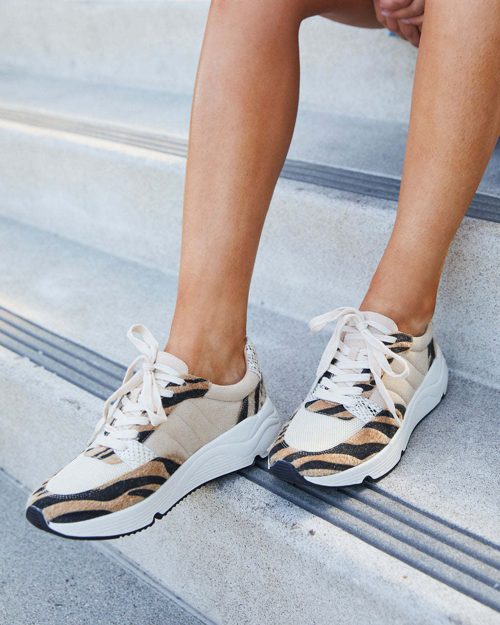 Veda Zebra Print Sneakers-Matylis