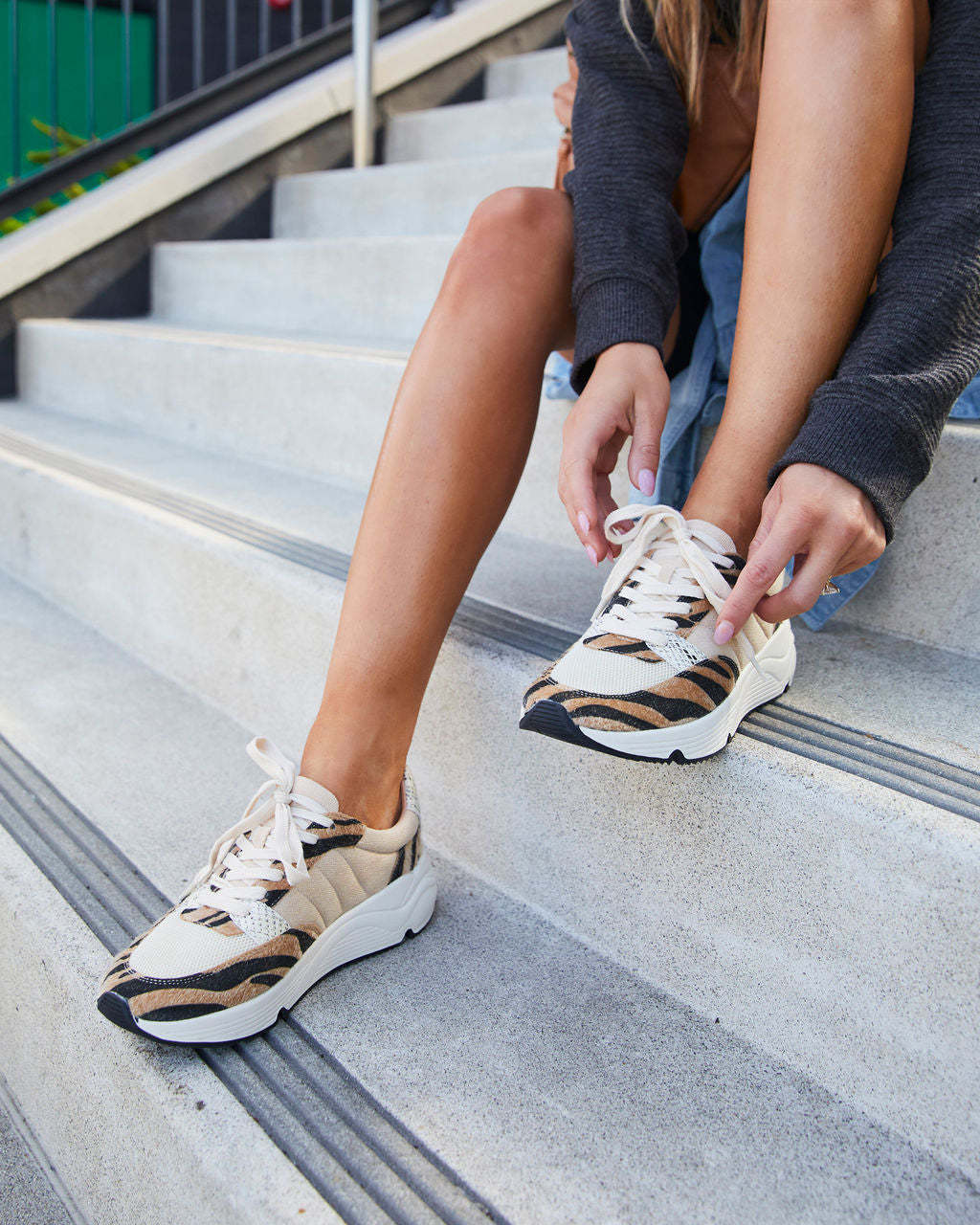 Veda Zebra Print Sneakers-Matylis
