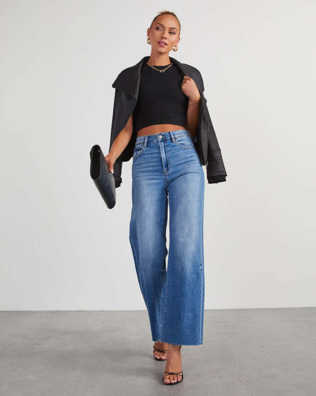 Matylis Icon High Rise Straight Jeans-Matylis