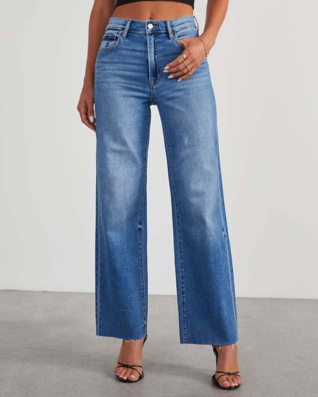 Matylis Icon High Rise Straight Jeans-Matylis